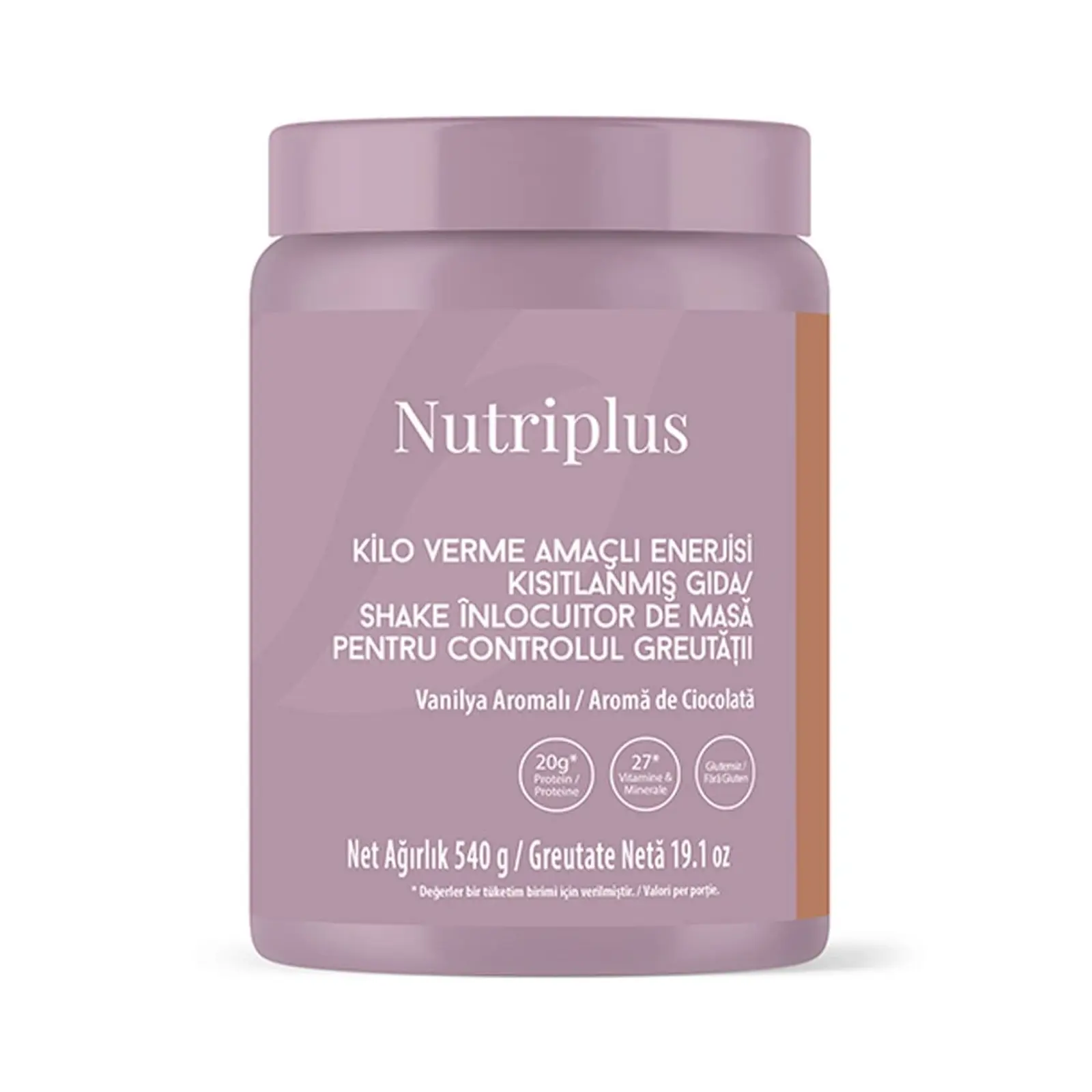 image of NUTRIPLUS Shake pentru Controlul Greutatii 520g - Ciocolata