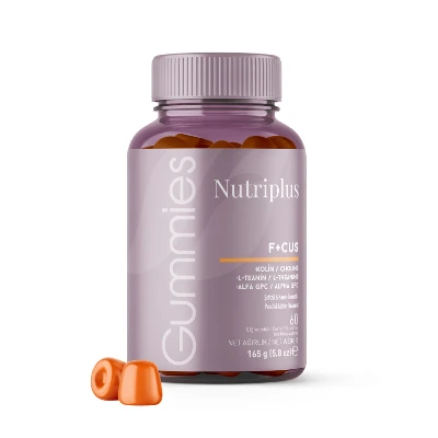 image of NUTRIPLUS Focus Gummy 60 caps.