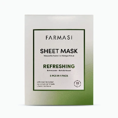 image of Sheet Mask cu Ceai Verde 5pcs