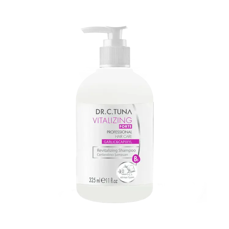 image of Dr. C. Tuna Sampon Revitalizant cu Extract de Usturoi si Capixyl Forte 325ml