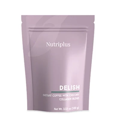 image of NUTRIPLUS Cafea Instant cu Mix de Cicoare și Colagen 100g